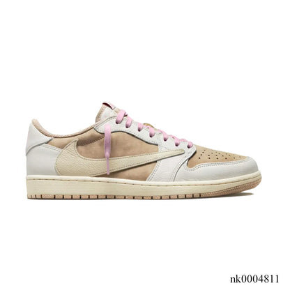 Travis Scott x AJ 1 Low OG Brown Shy Shoes Women's Sneakers – Nk0004811