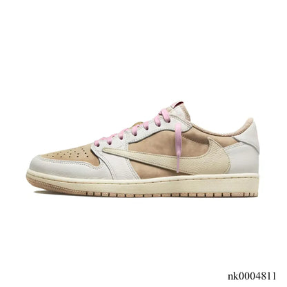 Travis Scott x AJ 1 Low OG Brown Shy Shoes Women's Sneakers – Nk0004811