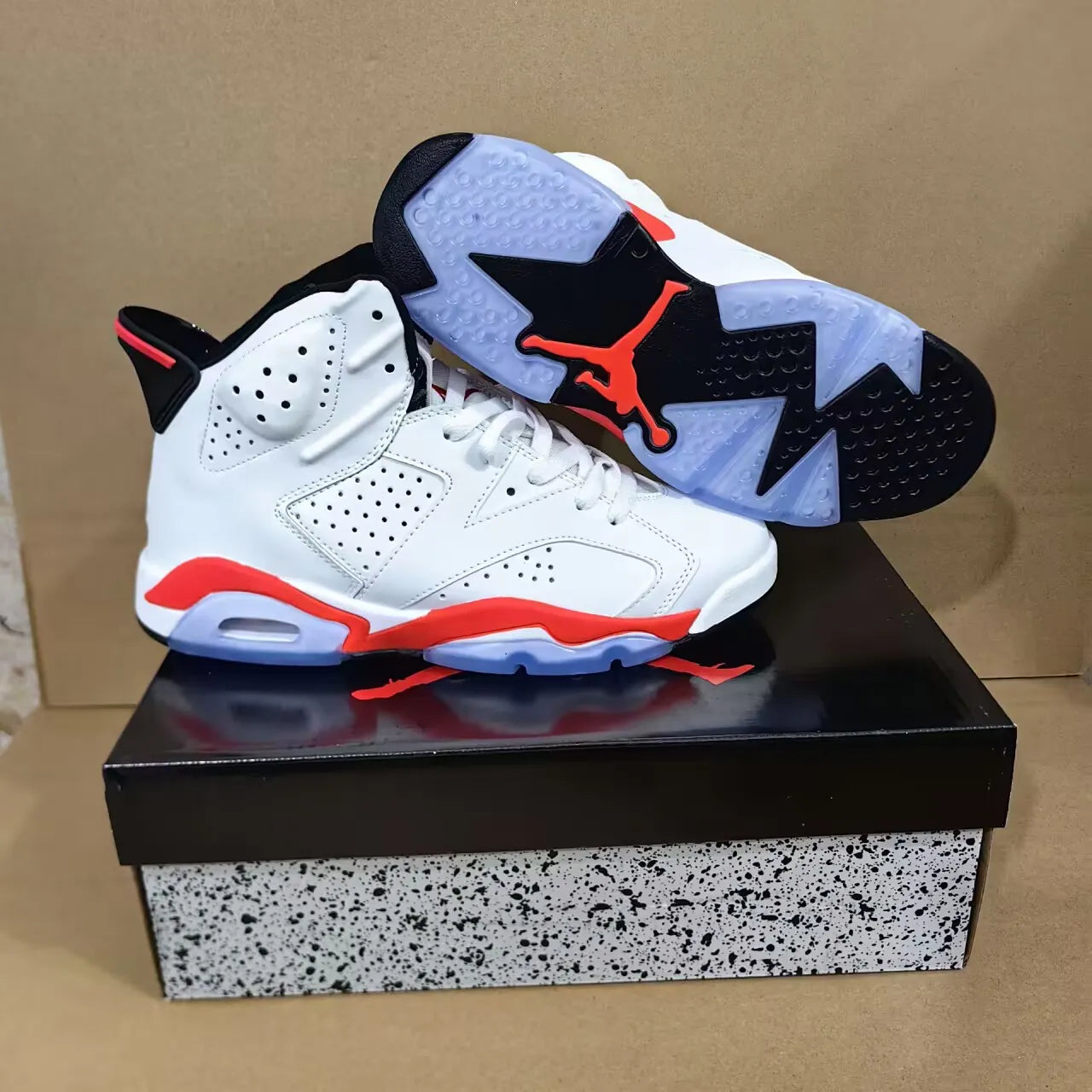 Aj 6 White Infrared Shoes Sneaker – Nk0004813