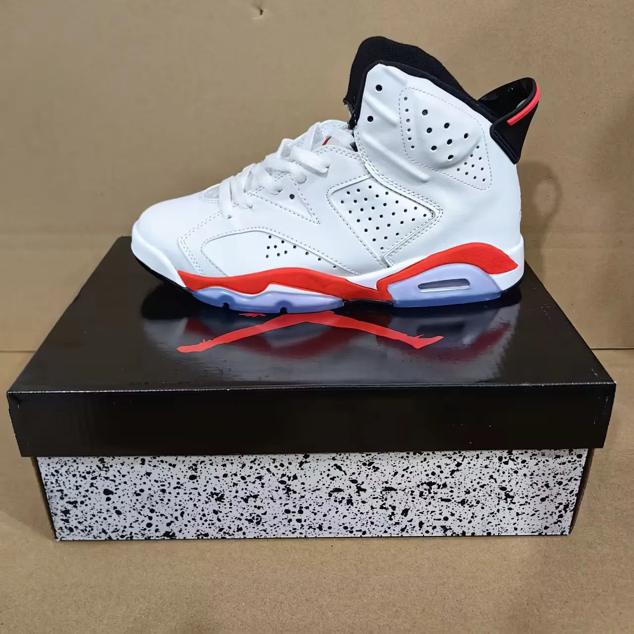 Aj 6 White Infrared Shoes Sneaker – Nk0004813