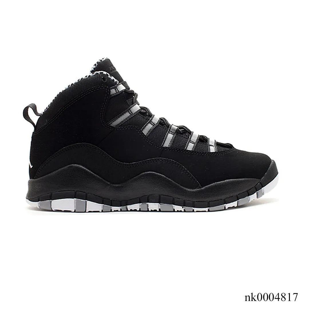Aj 10 Black And White Stealth Shoes Men'S Sneakers – Nk0004817