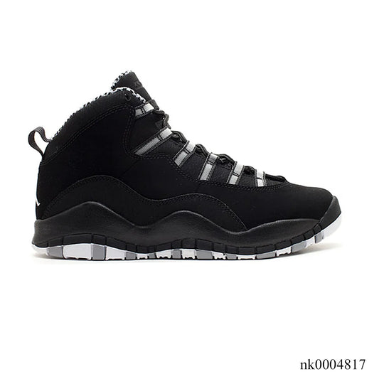Aj 10 Black And White Stealth Shoes Men'S Sneakers – Nk0004817