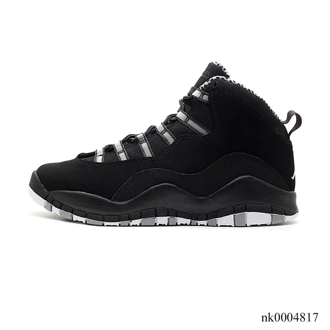 Aj 10 Black And White Stealth Shoes Men'S Sneakers – Nk0004817