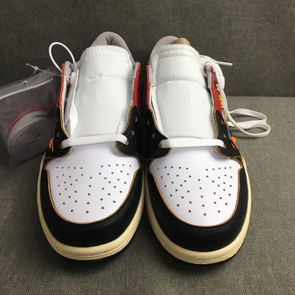 OW x AJ 1 Low OG Goat Lows Shoes Women's Sneakers – Nk0004820