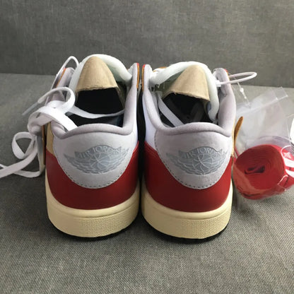 OW x AJ 1 Low OG Goat Lows Shoes Women's Sneakers – Nk0004820