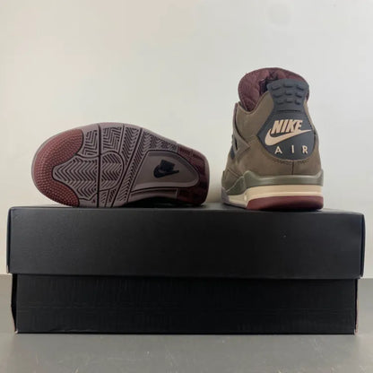 A Ma Maniére x AJ 4 Retro ‘Dark Mocha’ Shoes Women's Sneakers – Nk0004826