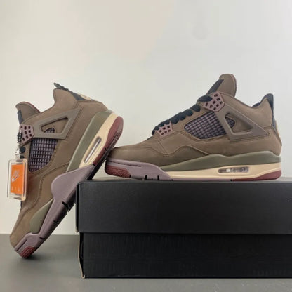 A Ma Maniére x AJ 4 Retro ‘Dark Mocha’ Shoes Women's Sneakers – Nk0004826