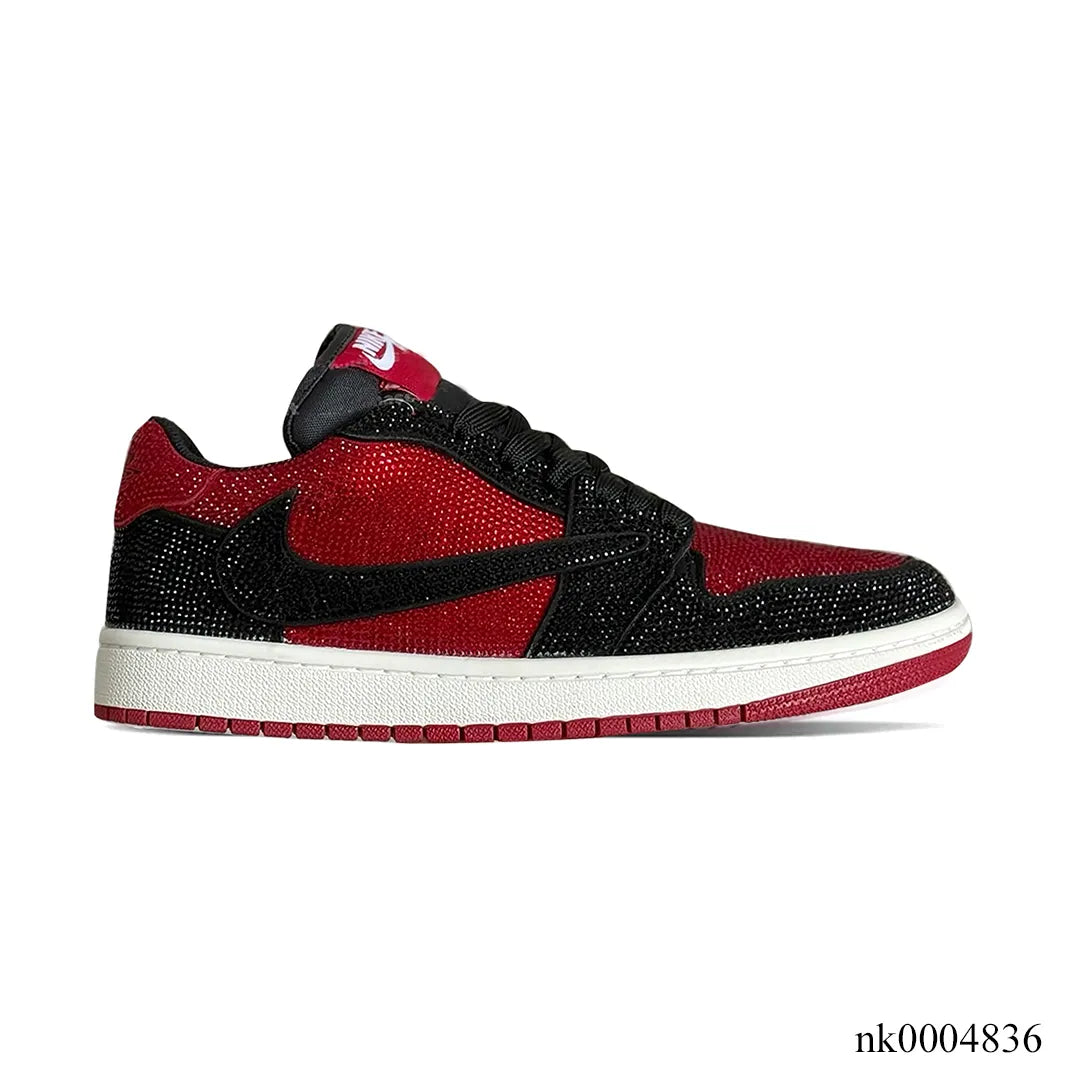 Aj 1 Low Bred Crystal Men'S Sneakers – Nk0004836