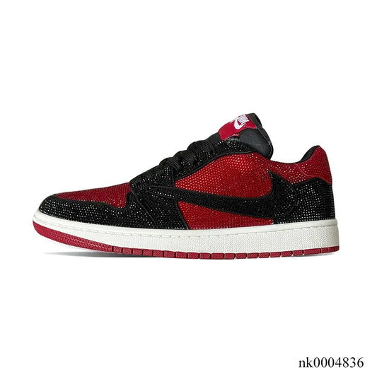 Aj 1 Low Bred Crystal Men'S Sneakers – Nk0004836
