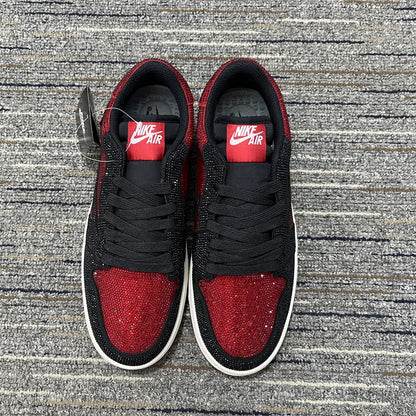 Aj 1 Low Bred Crystal Men'S Sneakers – Nk0004836