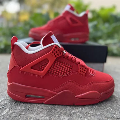 AJ 4 Triple Red Shoes Women's Sneakers – Nk0004844