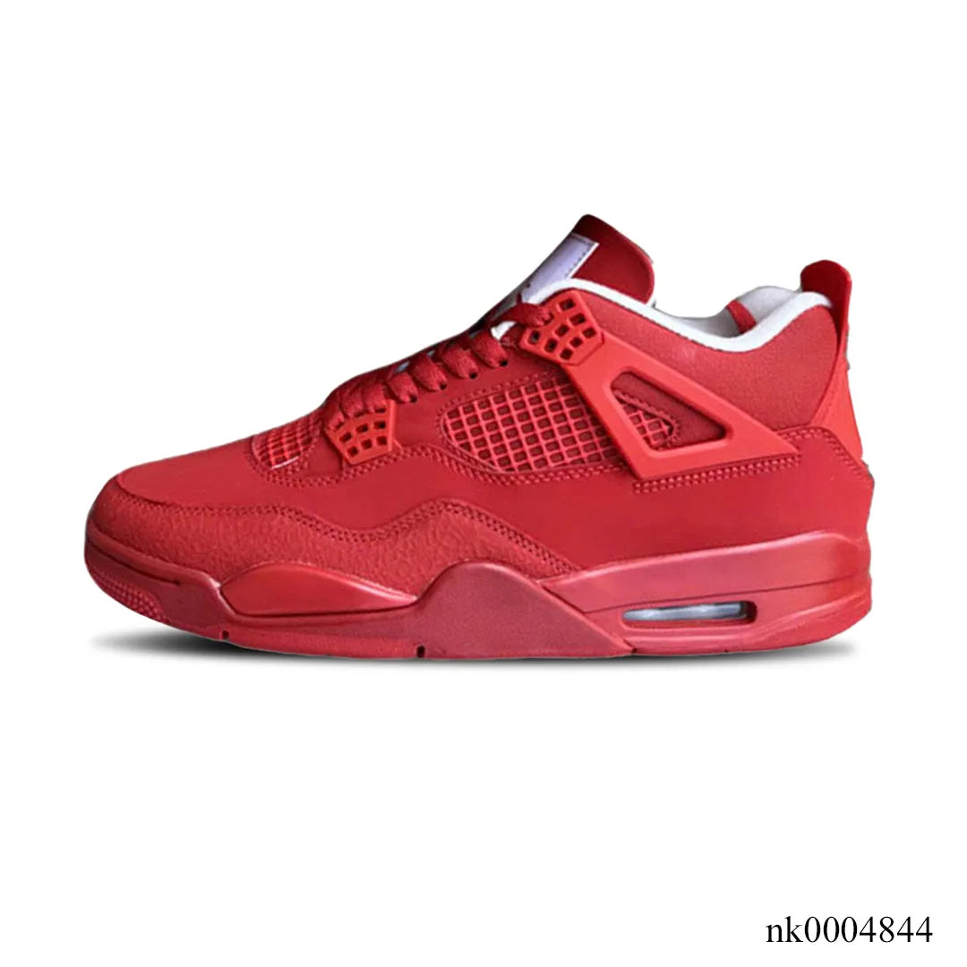 AJ 4 Triple Red Shoes Women's Sneakers – Nk0004844