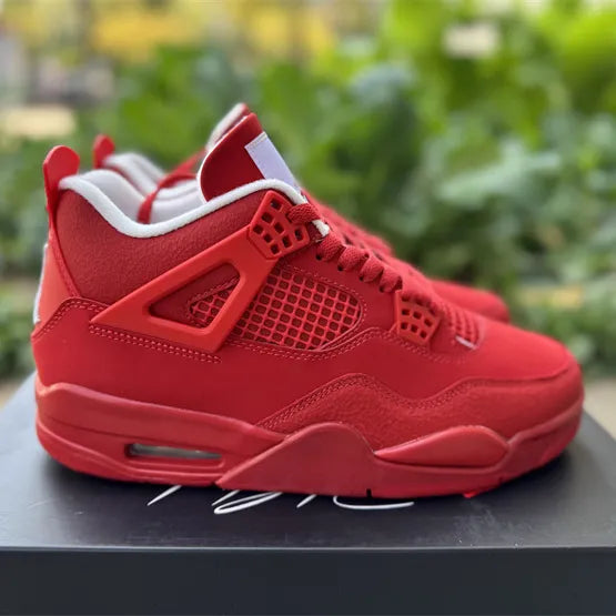 AJ 4 Triple Red Shoes Women's Sneakers – Nk0004844