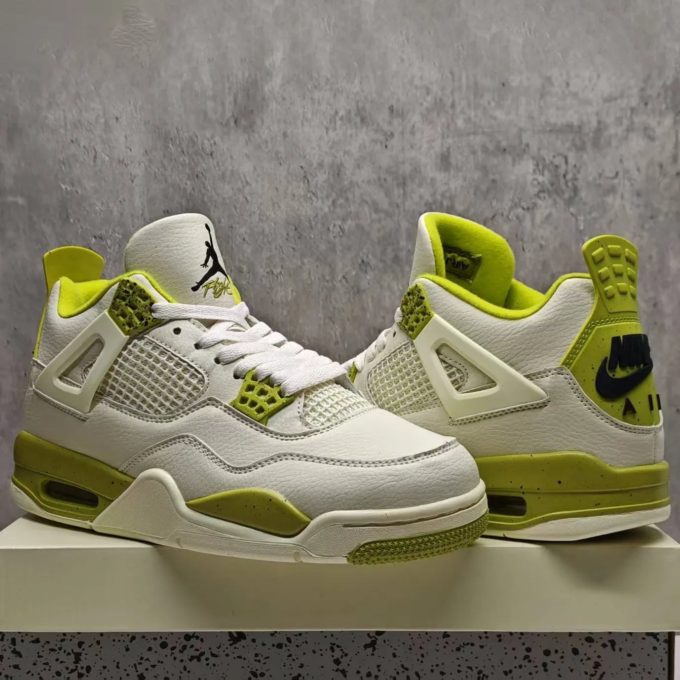 J.Balvin x AJ 4 OG Lemonade Shoes Women's Sneakers – Nk0004879