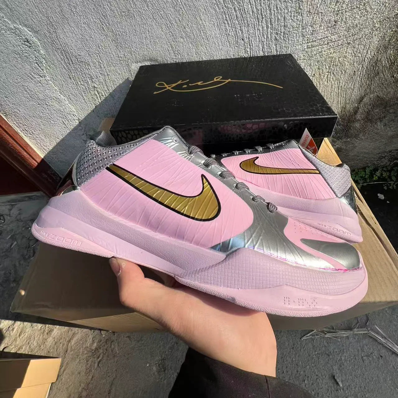 Kobe 5 Protro Arike Ogunbowale Pe Shoes Men'S Sneakers – Nk0004907