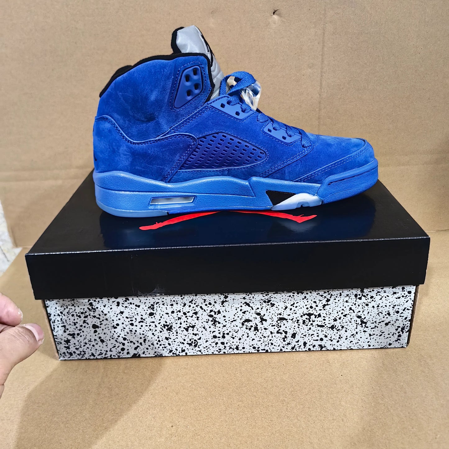 Aj 5 ‘Royal Blue’ Shoes Men'S Sneakers – Nk0004922