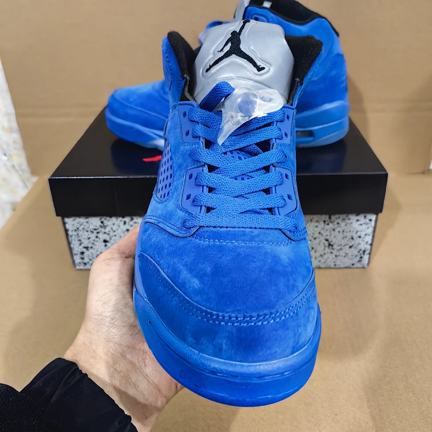 Aj 5 ‘Royal Blue’ Shoes Men'S Sneakers – Nk0004922