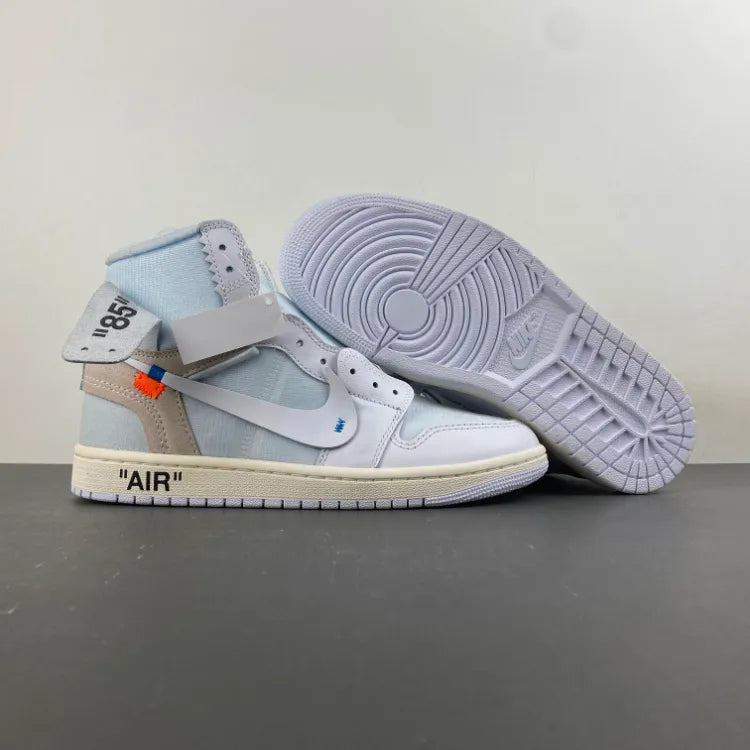 Virgil Abloh Archive x AJ 1 High OG ‘Alaska’ Shoes Women's Sneakers – Nk0004931
