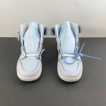 Virgil Abloh Archive x AJ 1 High OG ‘Alaska’ Shoes Women's Sneakers – Nk0004931