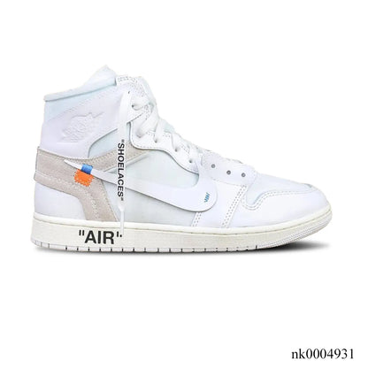 Virgil Abloh Archive x AJ 1 High OG ‘Alaska’ Shoes Women's Sneakers – Nk0004931