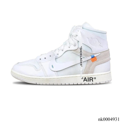 Virgil Abloh Archive x AJ 1 High OG ‘Alaska’ Shoes Women's Sneakers – Nk0004931