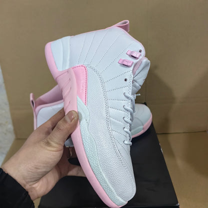 Aj 12 White Pearl Pink Shoes Men'S Sneakers – Nk0004936