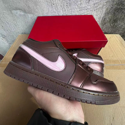 AJ 1 Low ‘Chocolate Valentine’s Day’ Shoes Women's Sneakers – Nk0004944